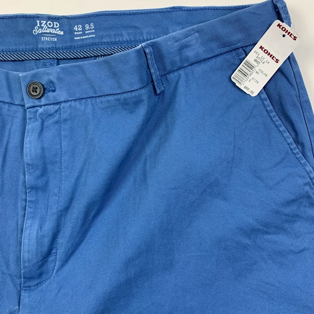 IZOD Saltwater Stretch relaxed classic shorts 42 - Picture 5 of 5